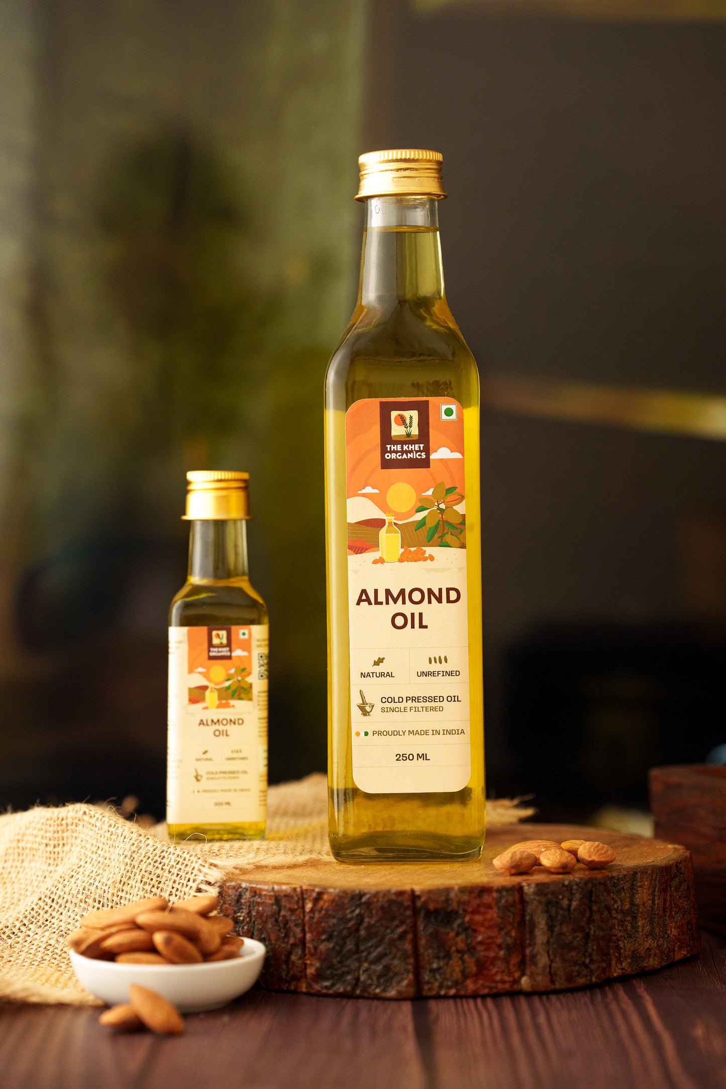 Cold-Pressed Pure Almond Oil