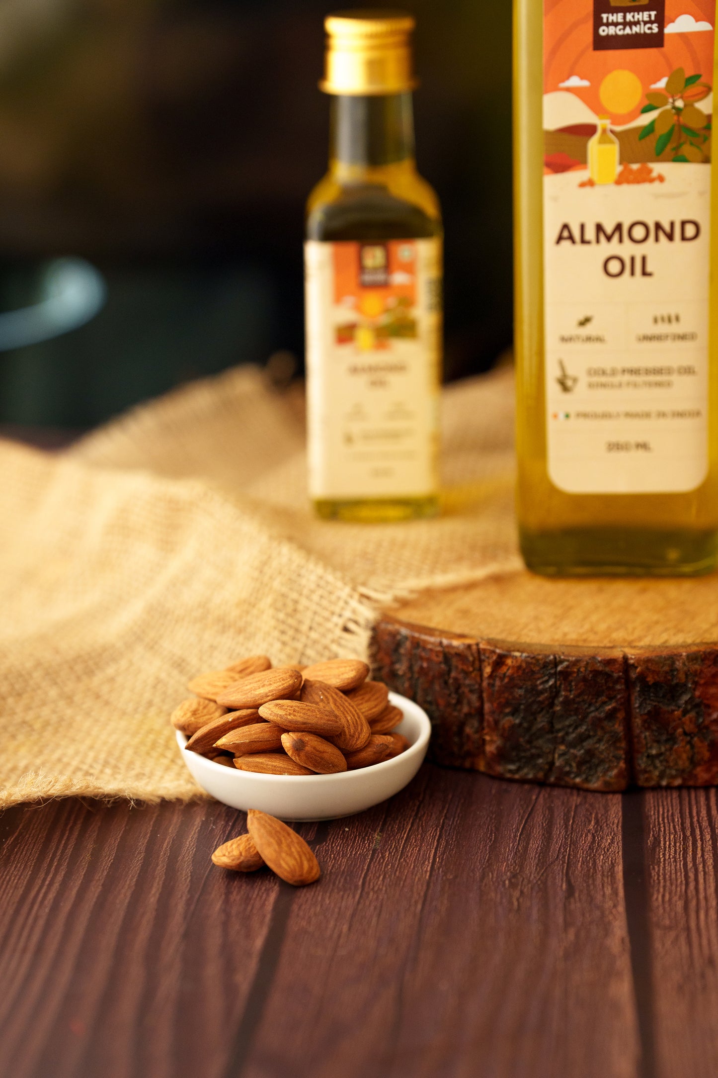 Cold-Pressed Pure Almond Oil