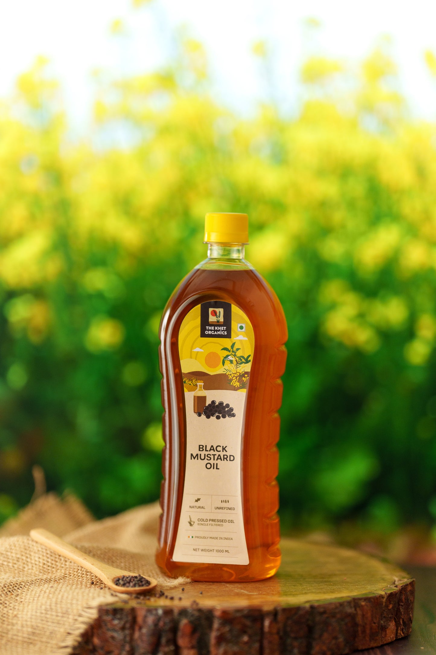 Cold Pressed Black Mustard Seed Oil for Cooking