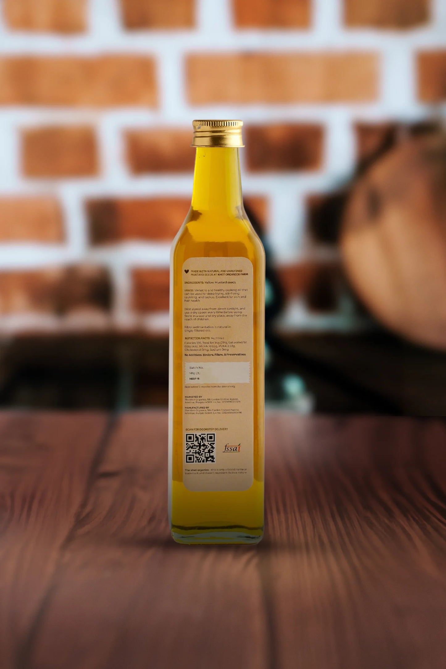 Cold Pressed Yellow Mustard Seed Oil for Cooking